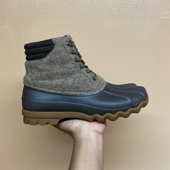 Sperry Top-Sider Avenue 3M Thinsulate Wool Rubber Duck Boots “Brown” - Picture 1 of 17